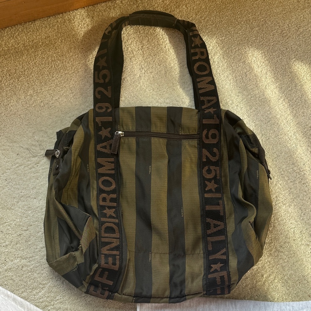 Fendi Roma 1925 Pequin Weekender Bag